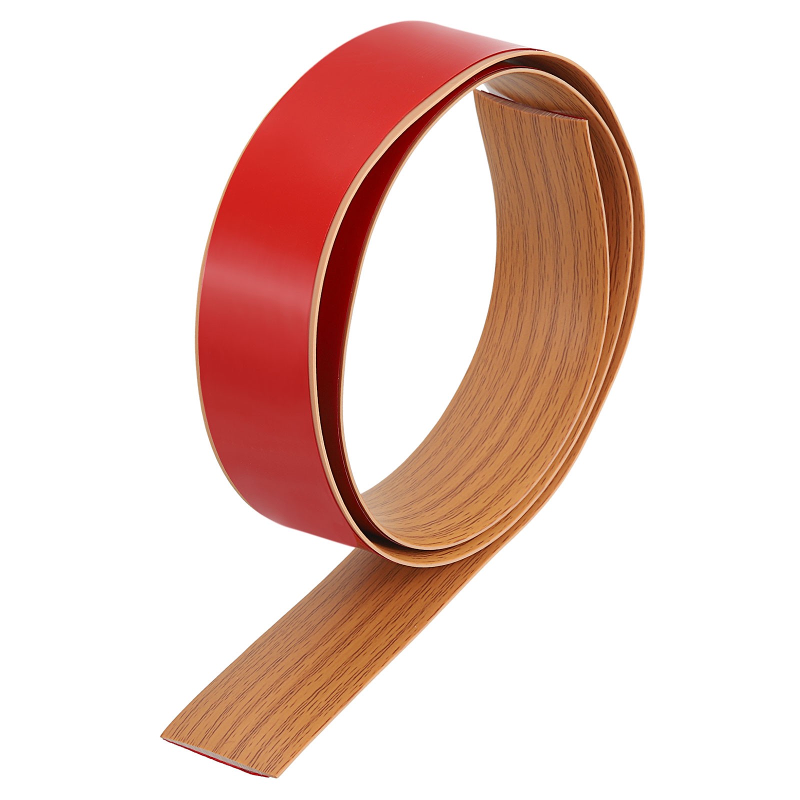 3.28Ft x 1.6″ Floor Transition Strip, Vinyl Floor Cover Strips, Brown Wood Grain