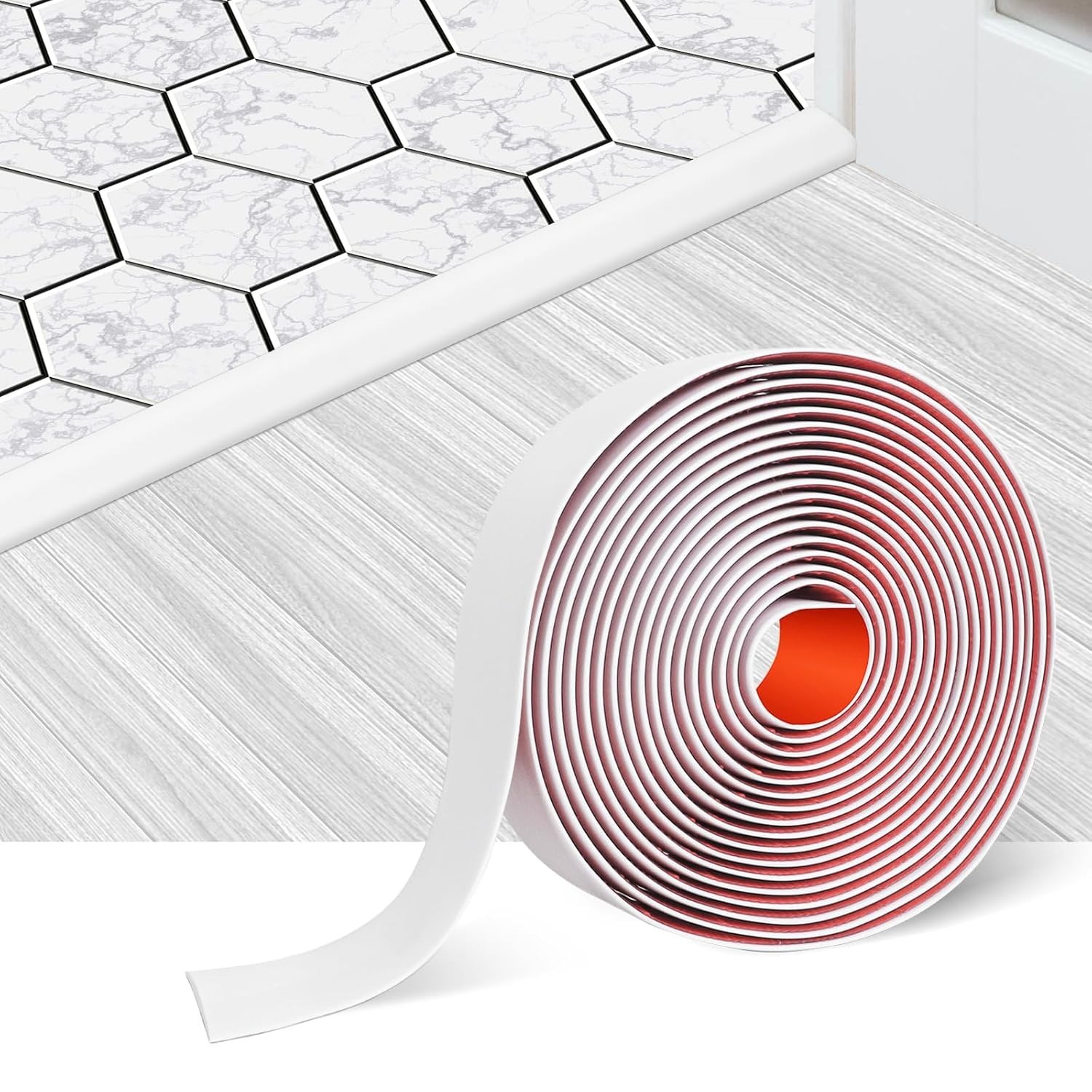 Floor Transition Strip Self Adhesive Floor Cover Strips Laminate 3″ Wide Viny…