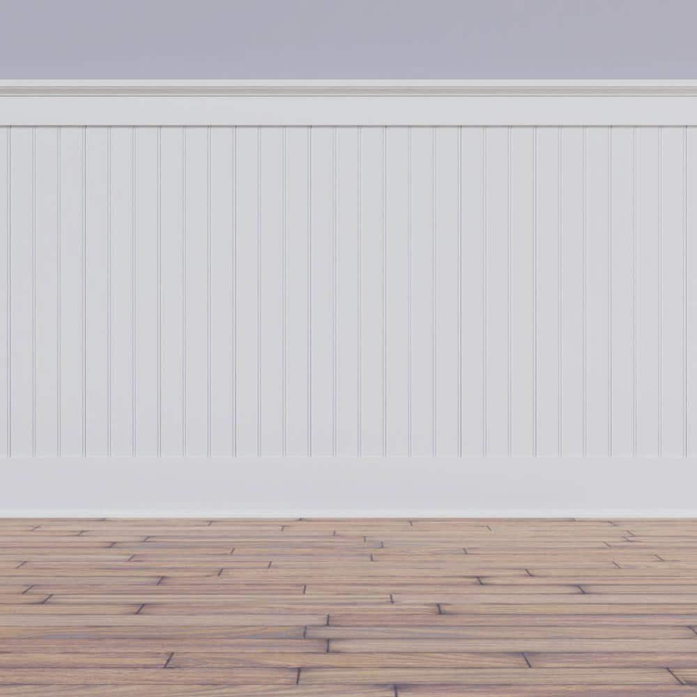Ekena Millwork 5/8″x96″x40″ PVC Beadboard Wainscoting (Heights Up-To 41-5/8″)