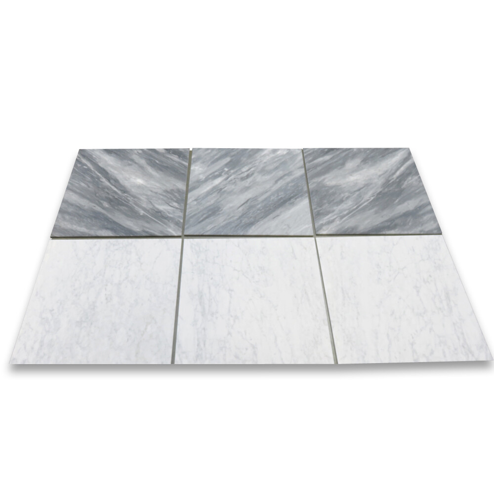 C46H 24×24 Carrara Marble Floor Honed Tile Venato Bianco White Carrera
