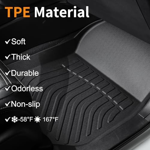-Floor Mats Cargo Liner Full Set for Mini Clubman 2016-2024, All Weather Car