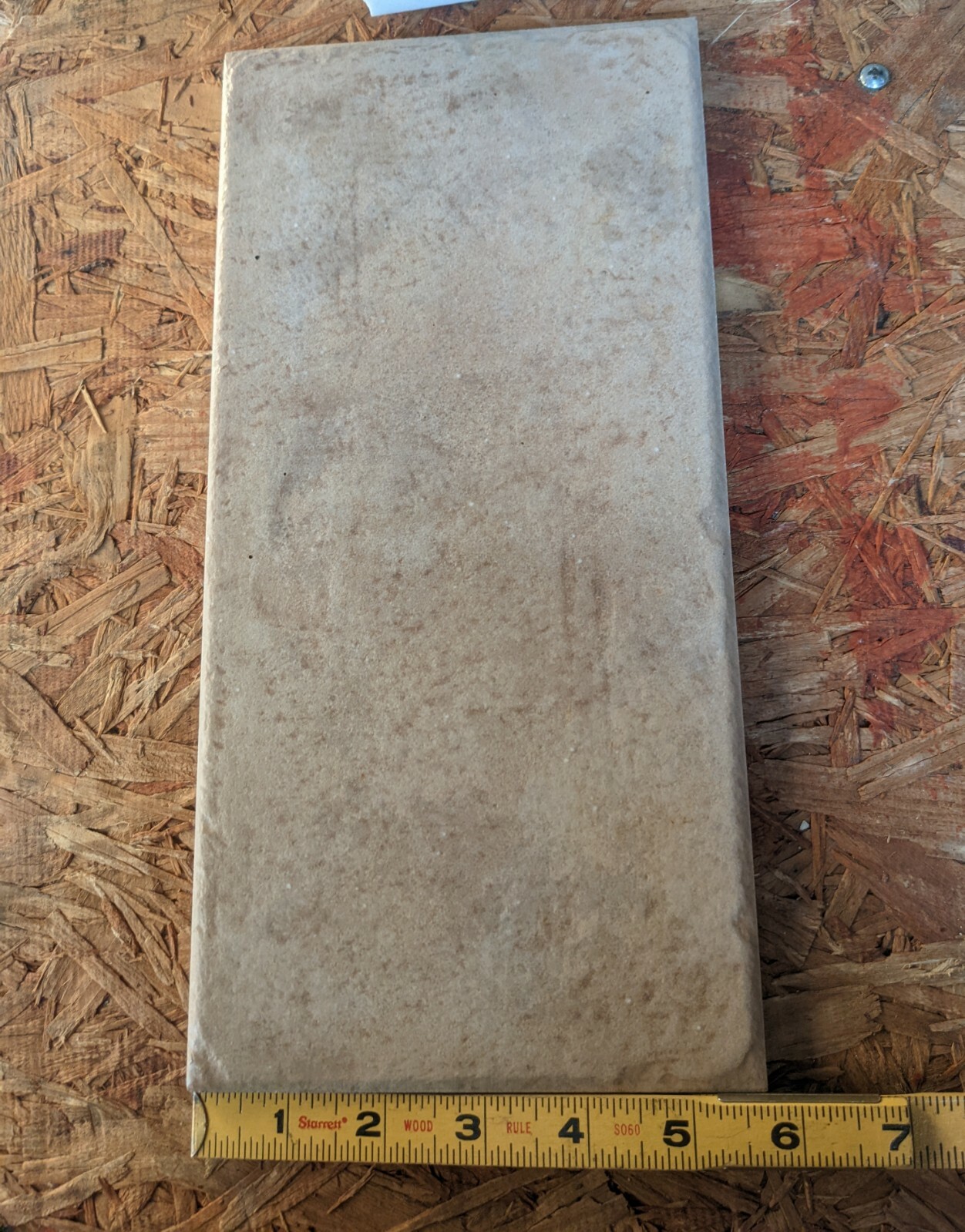 2 PCs Vintage Daltile Gold Rush Series Floor tile 6×12″ color 5202 Gold Dust