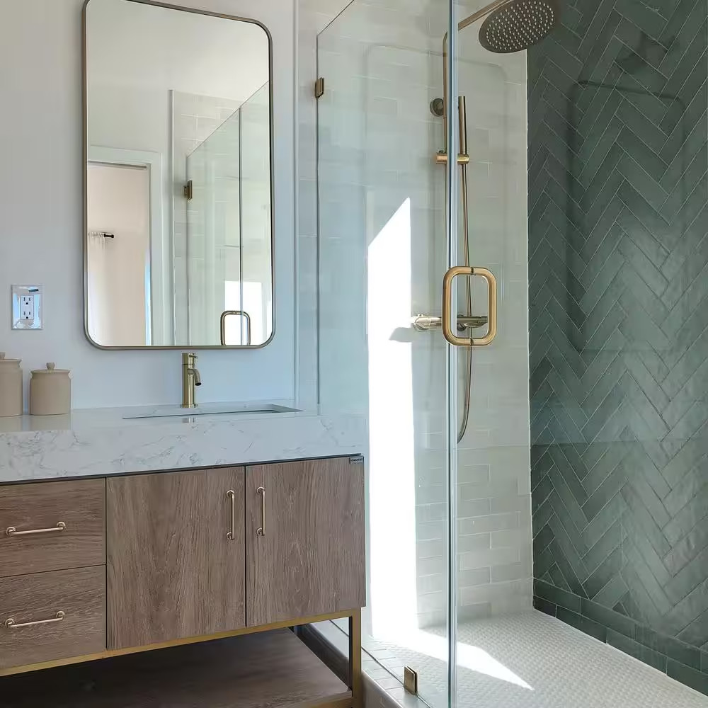Makoto 2.5 In. X 10 In. Matte Midori Green Ceramic Wall Subway Tile (5.38 Sq. Ft