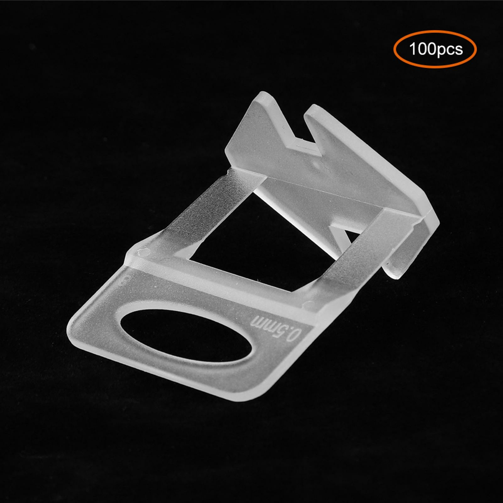 100pcs Tile Leveling System Leveler Spacers 0.5mm For 3-15mm Tile Thickness CST