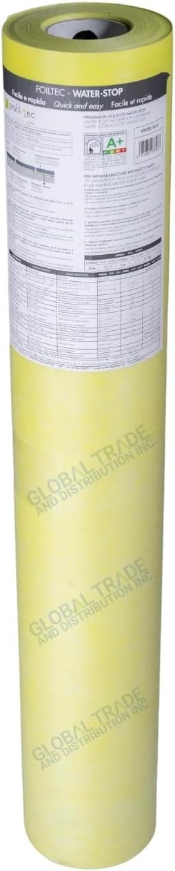 Profilitec Foiltec Waterproofing Membrane Shower Underlayment for Wall and Floor