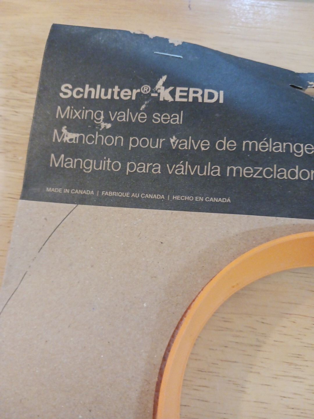 Schluter Kerdi Mixing Valve Seal 4-1/2″ KMSMV235/114/UV Free Shipping Lot Of 3
