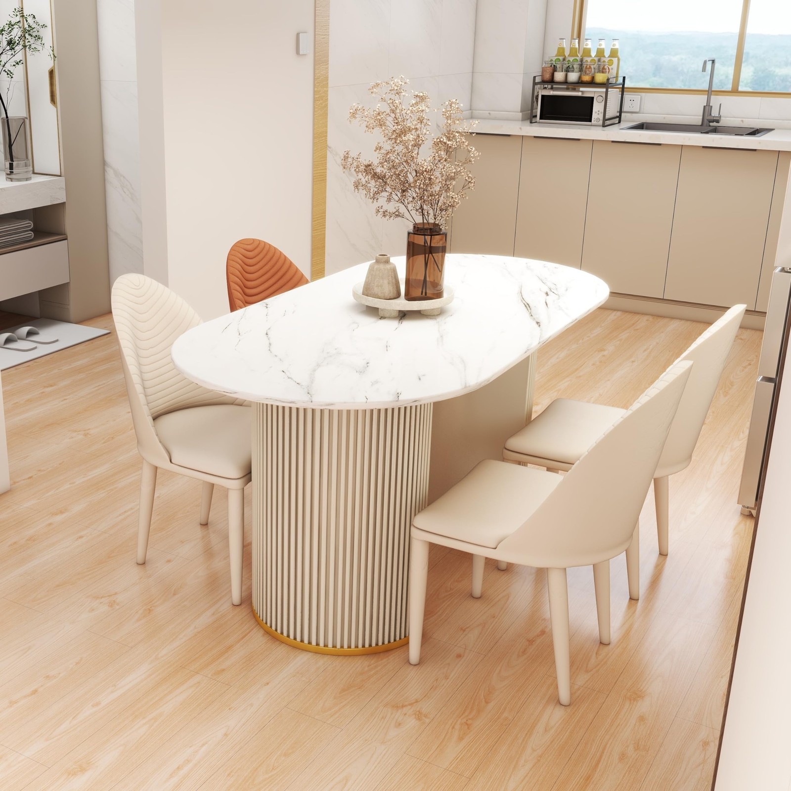 Hilarious Peel and Stick Floor Tiles, Vinyl Wood Flooring Plank, 36In x 6In S…