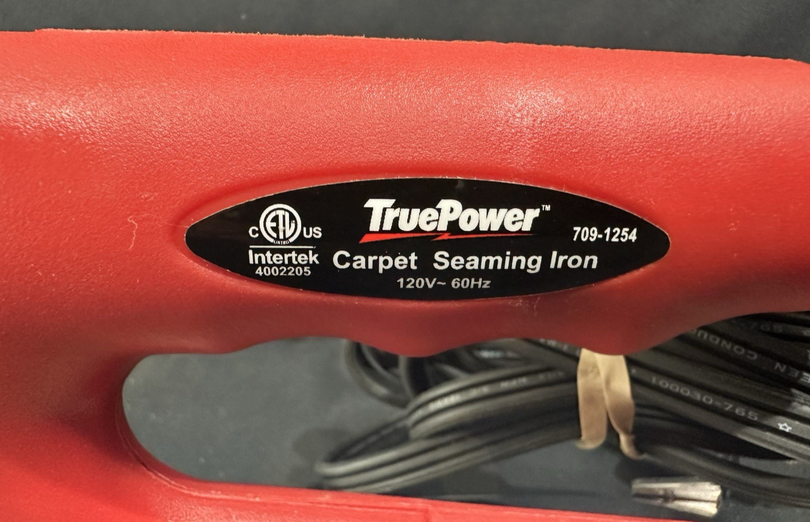 True Power 709-1254 Carpet Seaming Iron 10″ 800 Watt 5 Position Heat Setting