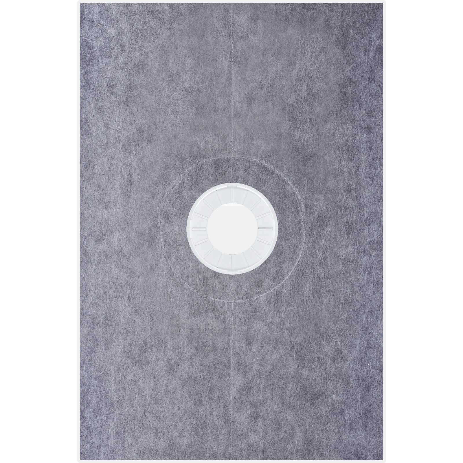 VEVOR Waterproofing Shower Curb Kit Shower Kit Tray 48×72” w/ Central Drain ABS