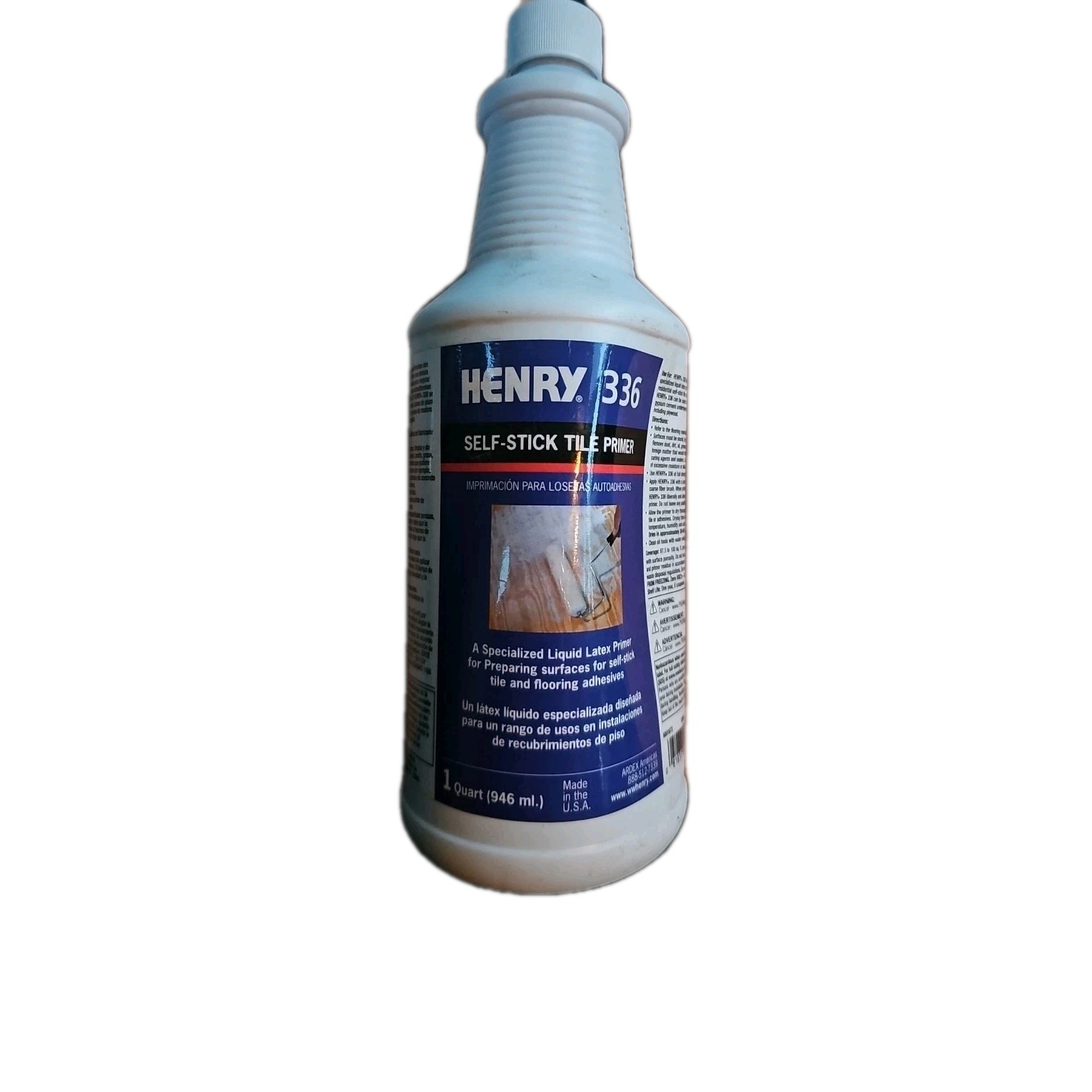 Henry 336 Bond Enhancer Self-Stick Liquid Latex Tile Flooring Primer, 1 Quart