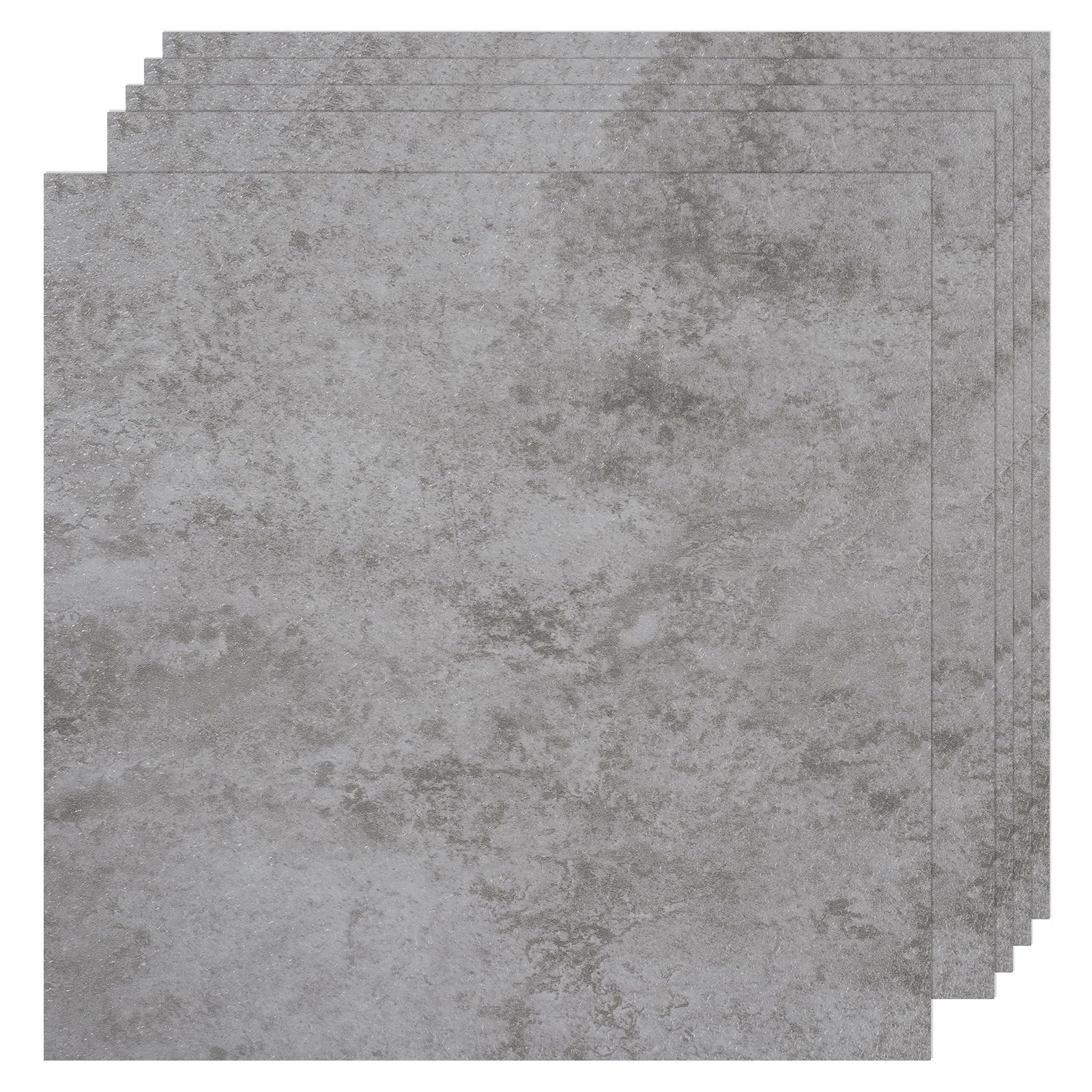 VallisCo 30-Piece 12×12 Floor Tiles 30 Sq Ft Waterproof Self-Adhesive Dark Gray
