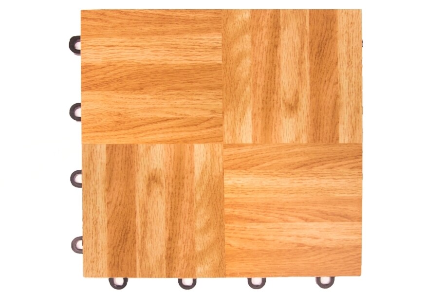 FlooringInc Practice Dance Tiles Kits with Edges, 12″x12″ Tiles, 11 Floor Sizes