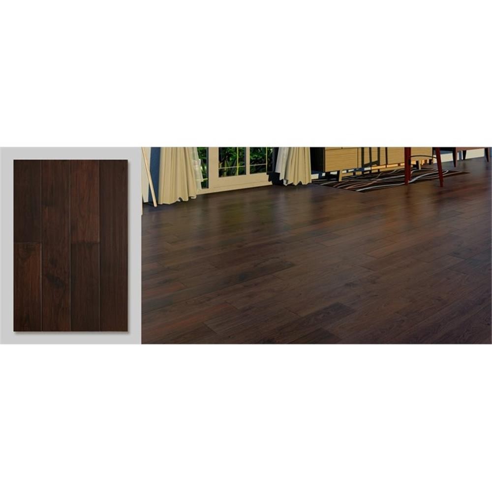 Pemberly Row Traditional 1/2×5″ Hardwood Flooring in Autumn Brown