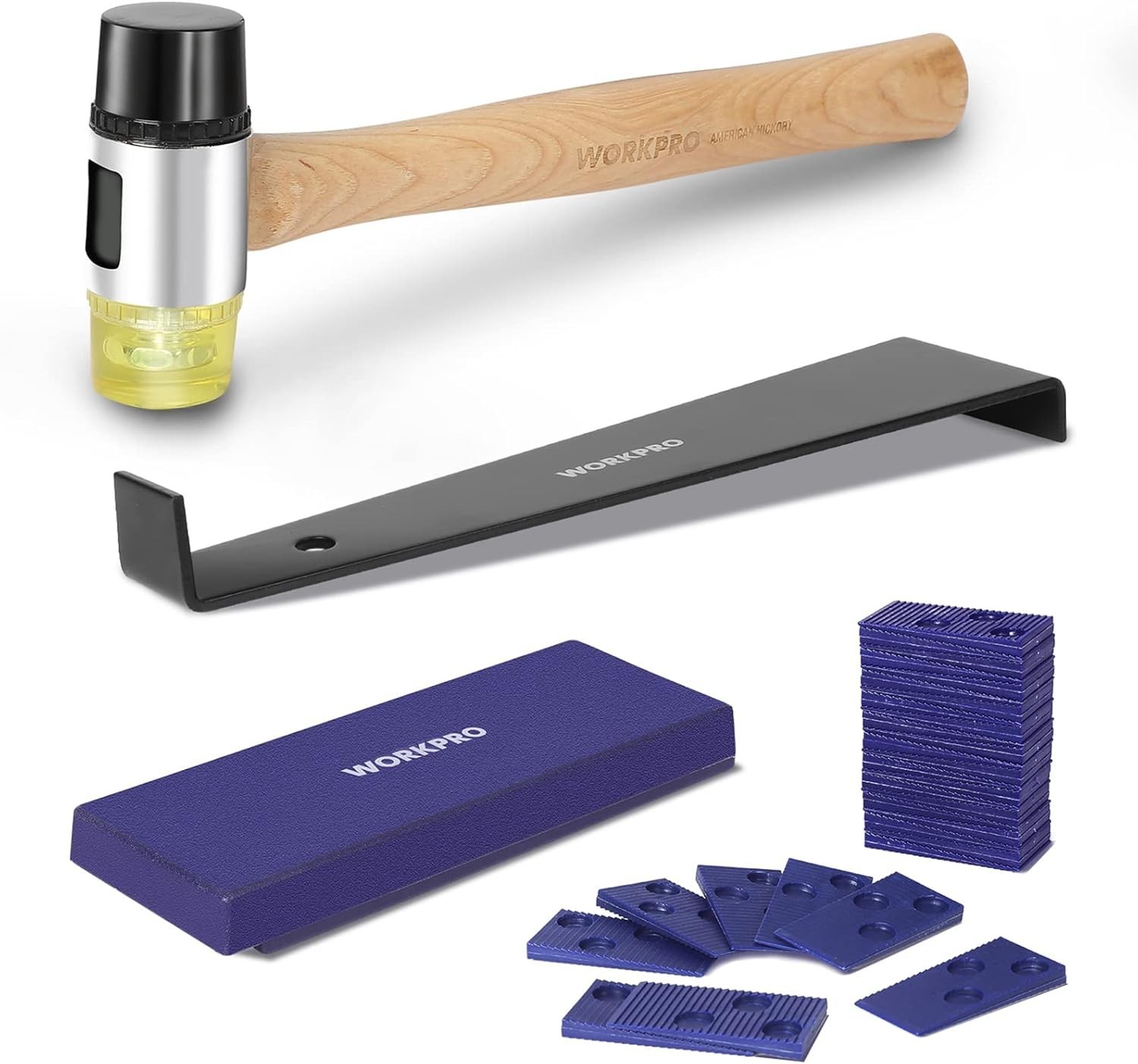 Laminate Wood Flooring Installation Kit with Reinforced Double-Faced Mallet, …