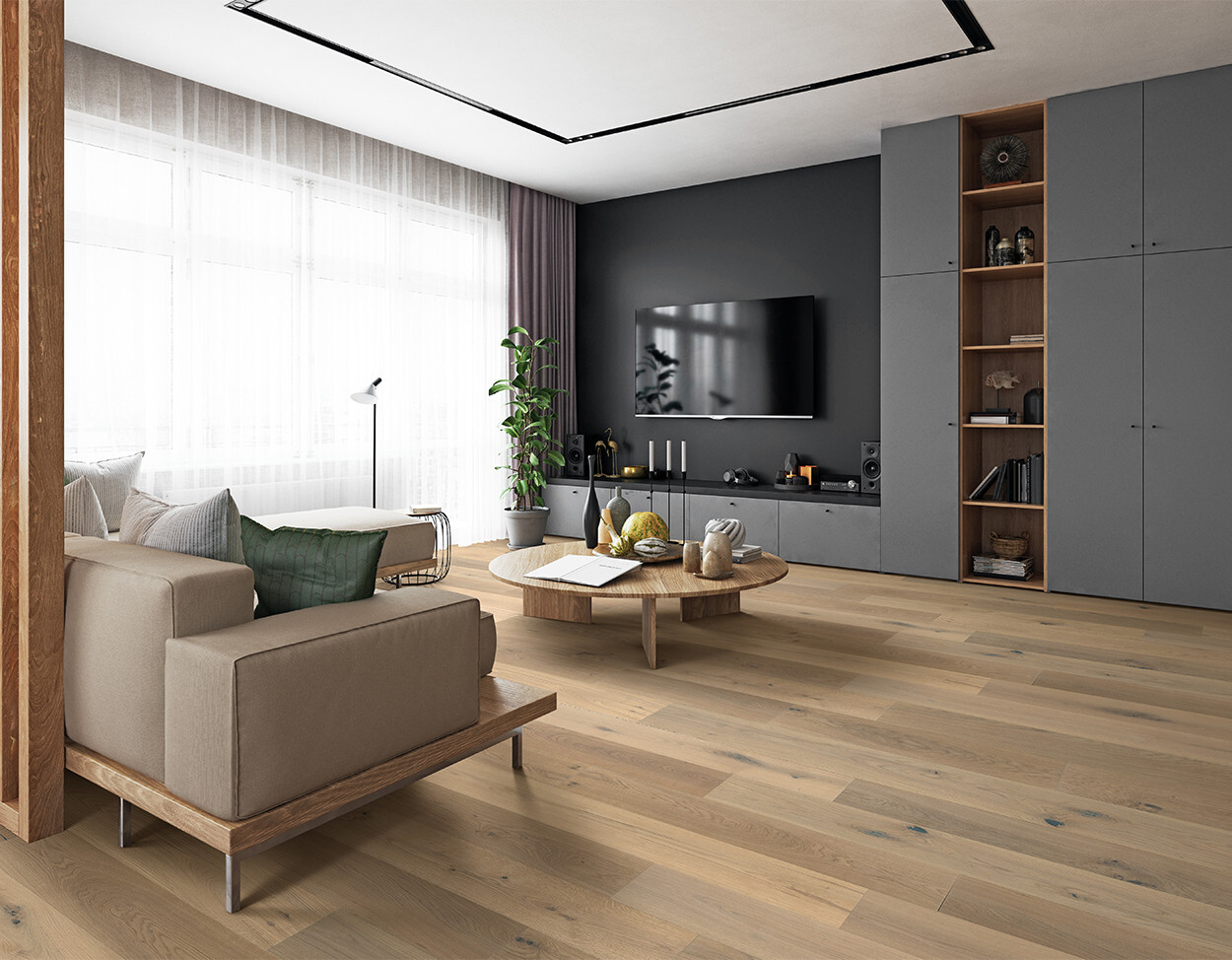 Mullican ‘Belleme’ White Oak Alsace Engineered Hardwood Flooring $2.99/SQFT