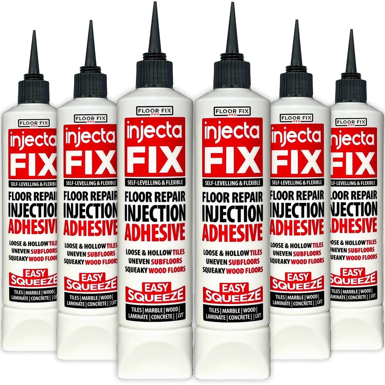 Extra Strength Adhesive for Loose Tiles & Squeaky Floors – Easy Squeeze, No Gun
