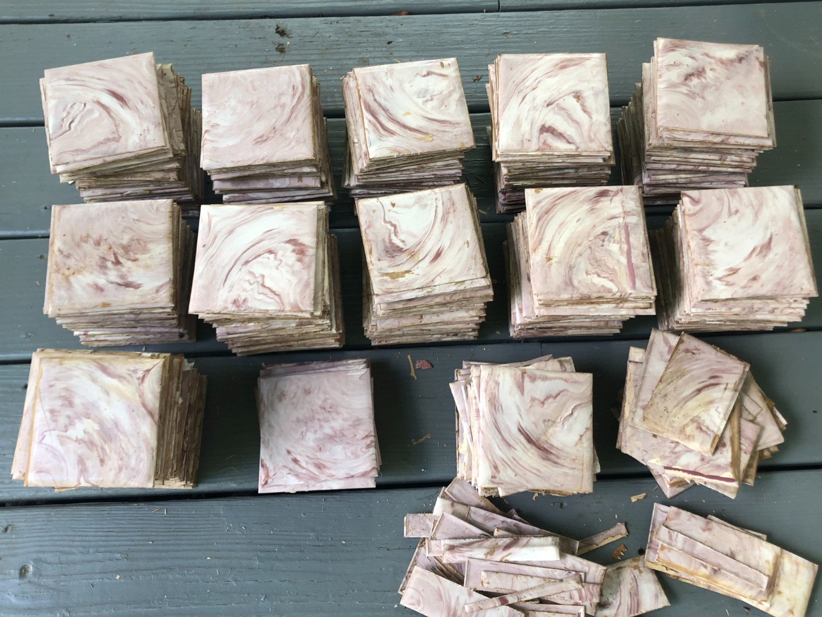 Tilecrest Plastic Wall Tiles Mid century 1950s or 1960s 550+ pieces