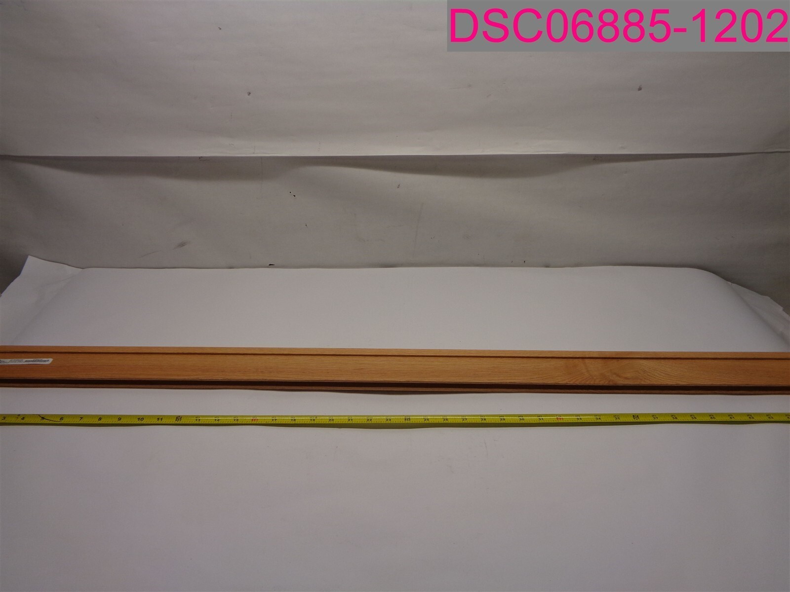 QTY=2; 3/4″ Stair Nose Natural Oak 16144, 47″L x 3″W x 3/4″ Thick. 847483061445