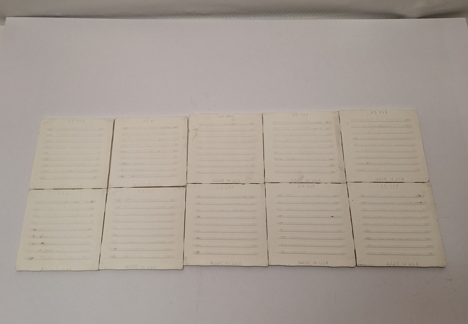 10 VTG American Olean 4-1/4″ Tile Buckwheat Glossy 46 PLN 0046441P Shade T USA