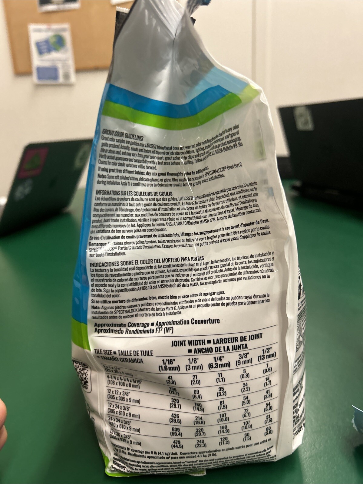 Spectralock Grout Part C 9lb Bag