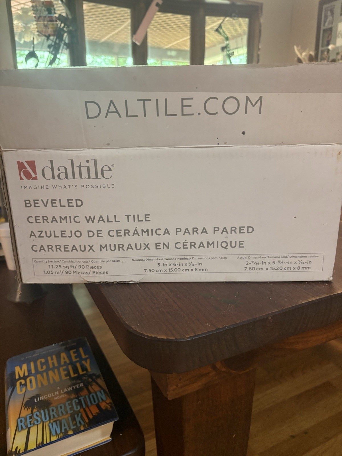 Daltile / Beveled Ceramic Wall Tile – Brilliant White