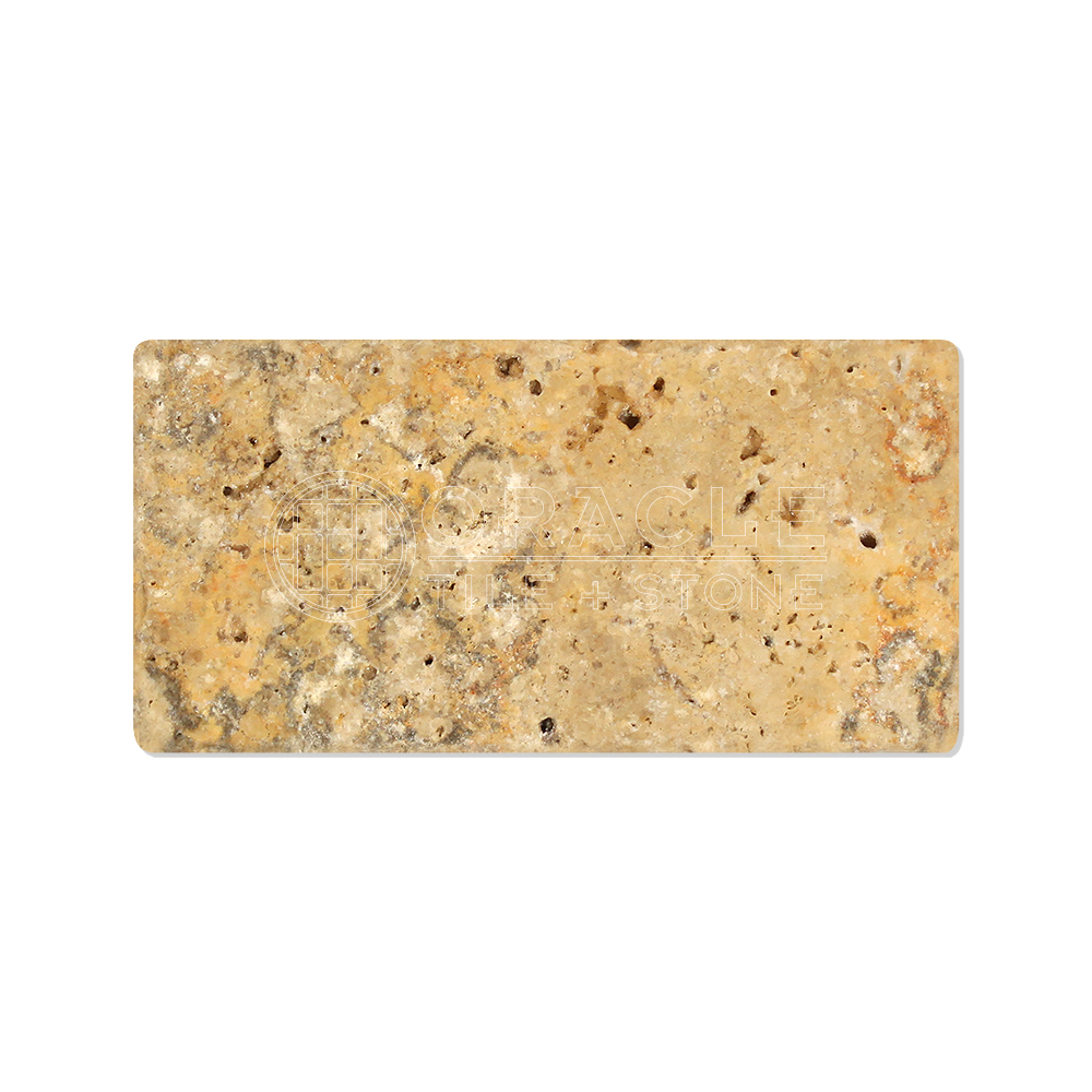 Scabos Travertine 3″ X 6″ Field Tile, Tumbled