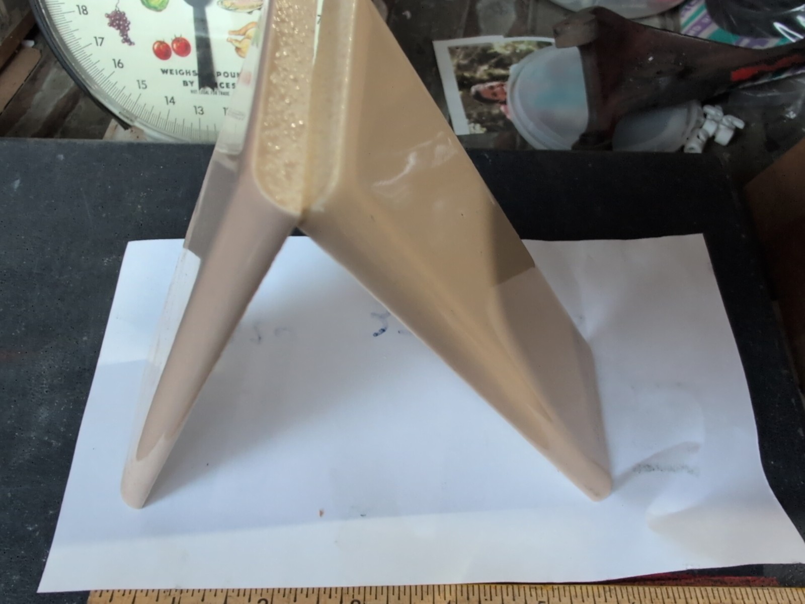 2 pcs of American Olean Ceramic Tile Bullnose 2×6 S4269 Sand #38 Glossy