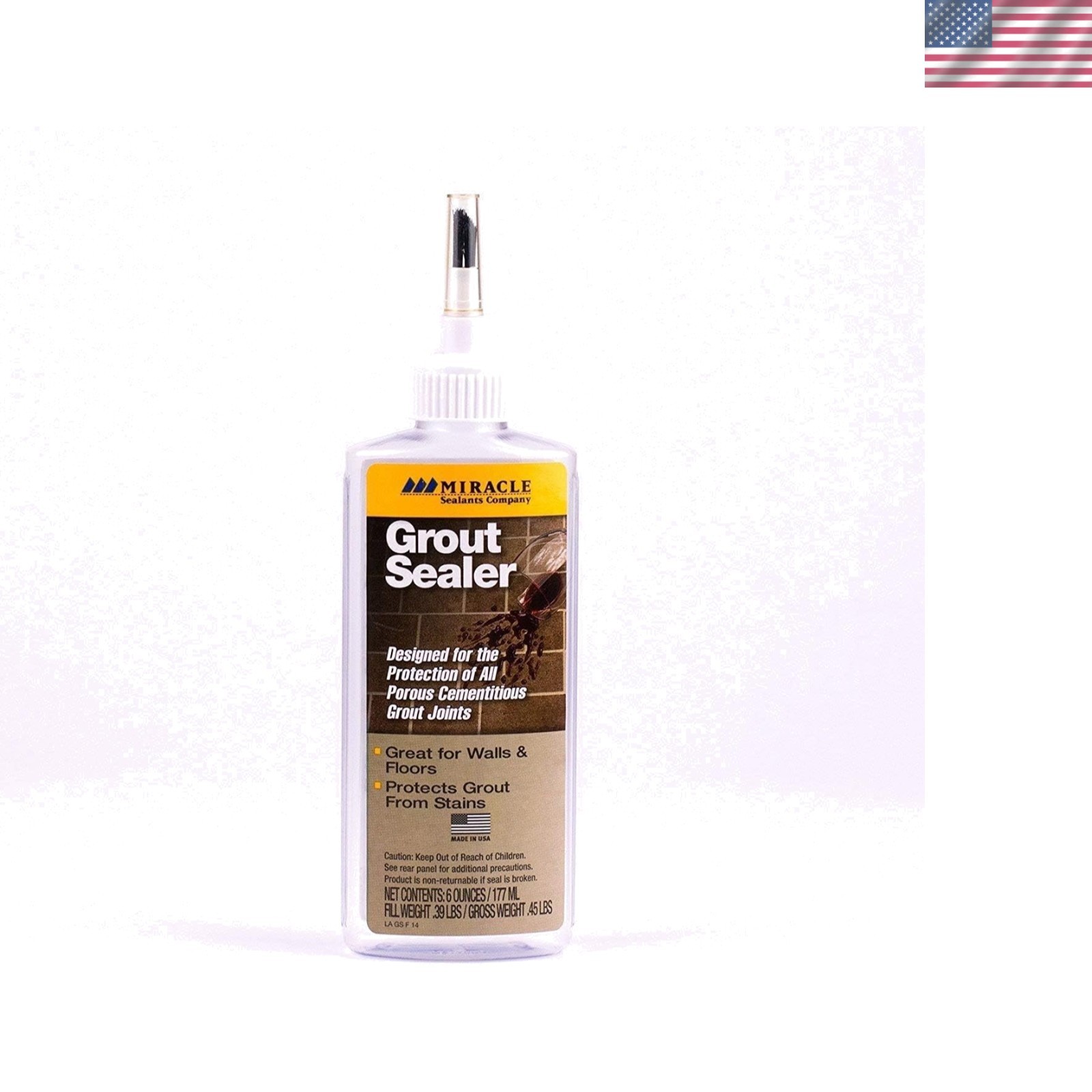 Protect Your Grout with 6 oz GRT SLR Sealer – Easy Application, Natural Finish
