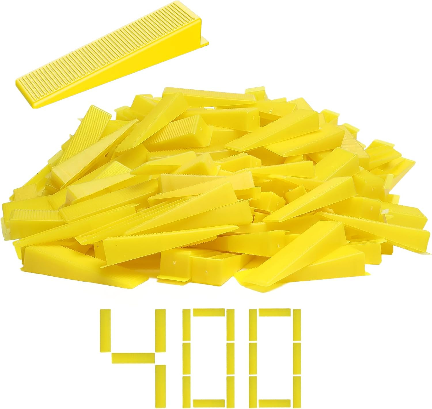 Tile Leveling System Tile Wedges, Reusable Tile Leveling Wedges for 1/8″