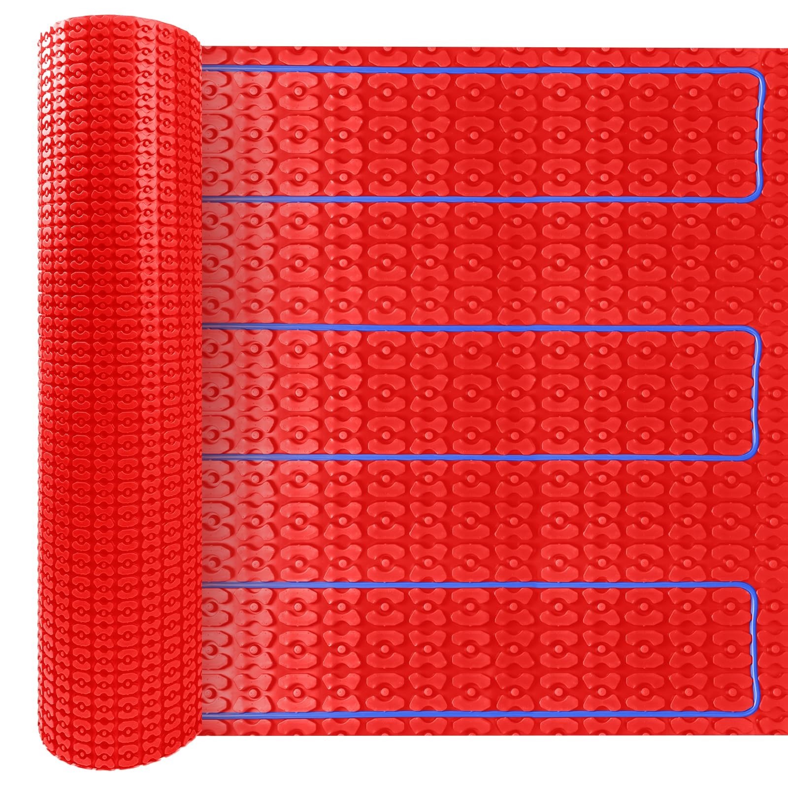 Uncoupling Membrane for Heated Floors with Integrated Cable Channels