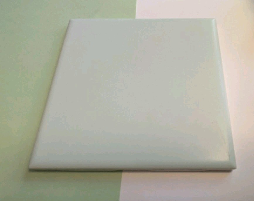 1 pc. 4 3/8 X 4 3/8 Matte Light Turquoise Jade Green Florida Tile New