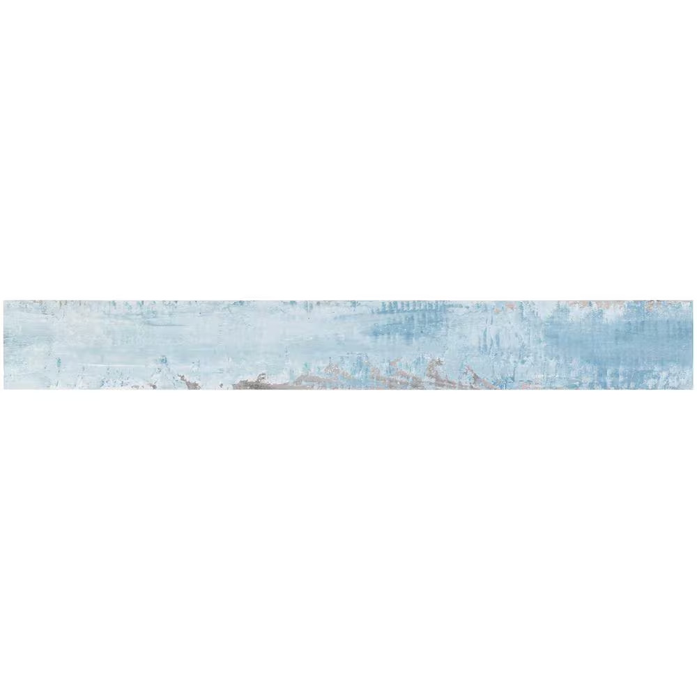 Cypress Multi-Color 4 In. X 32 In. X 9 Mm Matte Wood Look Ceramic Wall Tile (12-