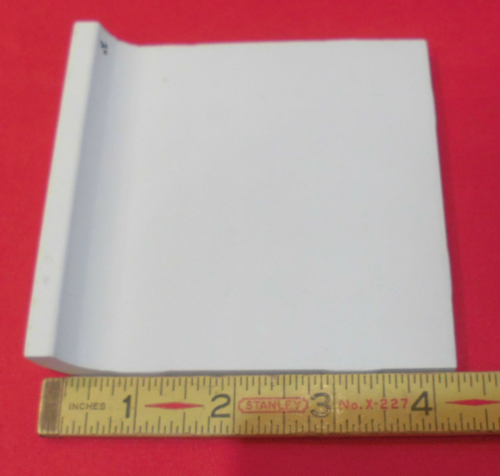 1 pc. Vellum – Tan: Matte Radius Bullnose Ceramic Tile 4-1/4″ American Olean