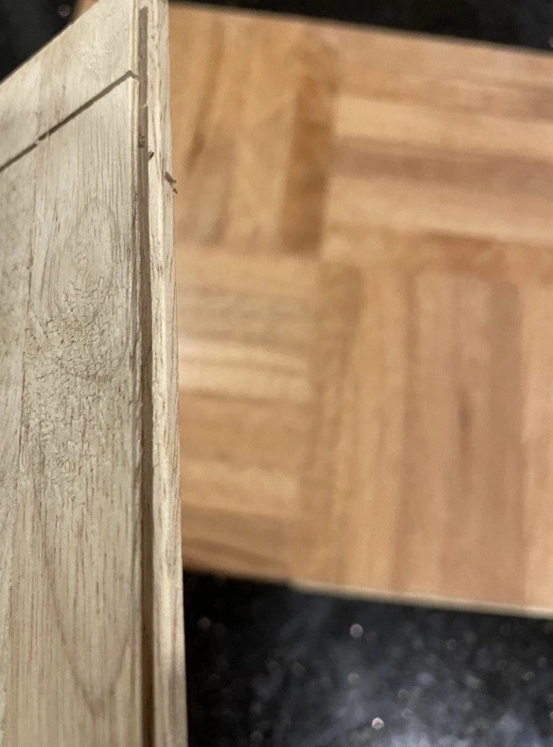 Solid Wood Hevea Parquet Flooring CHESTNUT Prefinished NEW Case 10 SQ. FT.