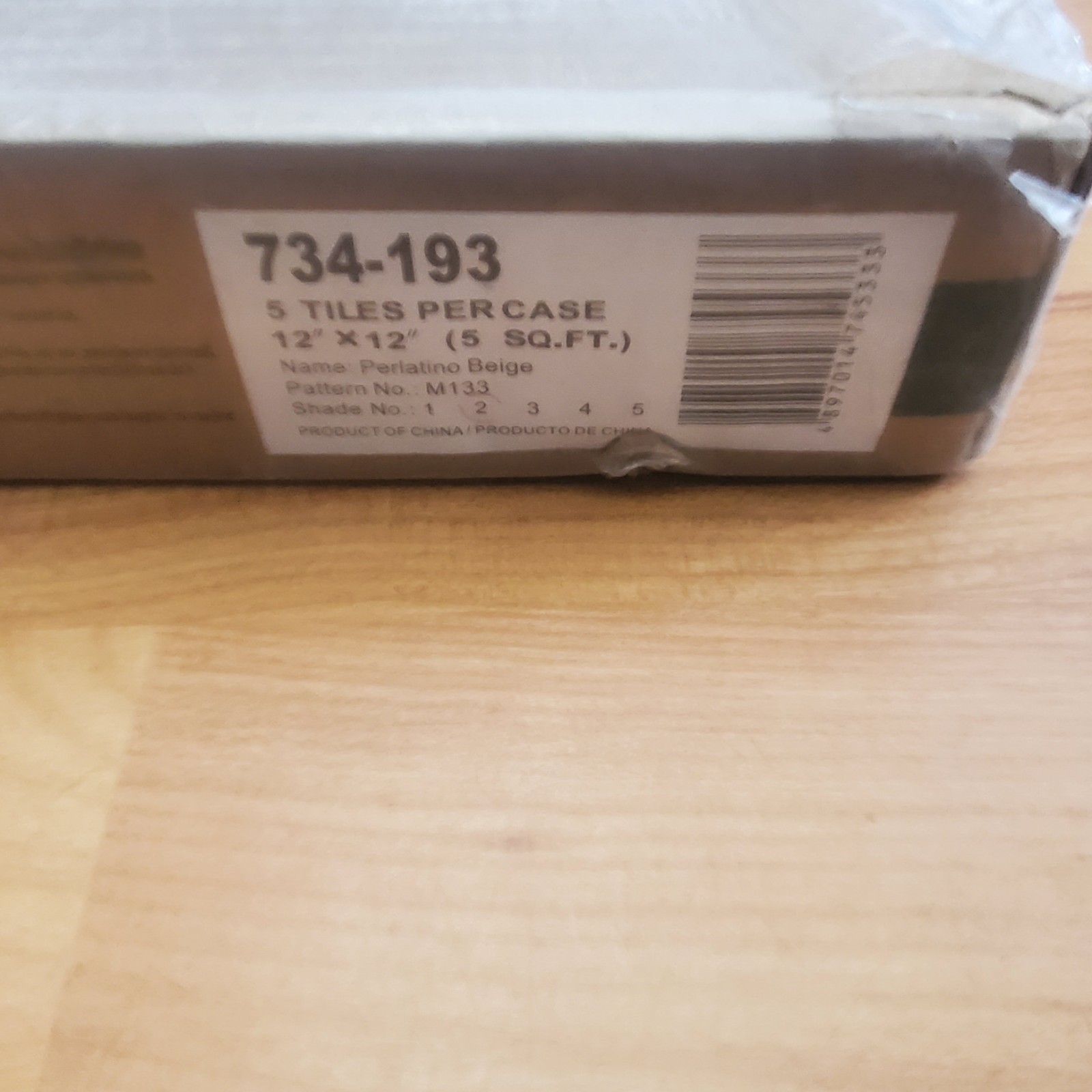 Marble Tile Beige Natural 12” x 12” Square New Gorgeous 734-193 5-Case