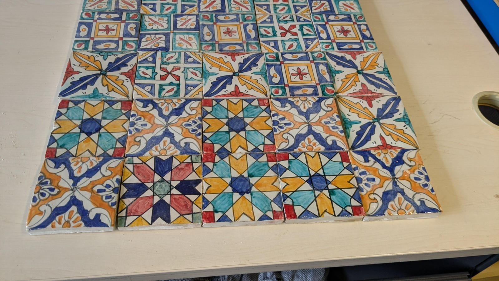 25x Moroccan Zellige Mosaic Tiles Rrp225 50x50cm2 End of Line