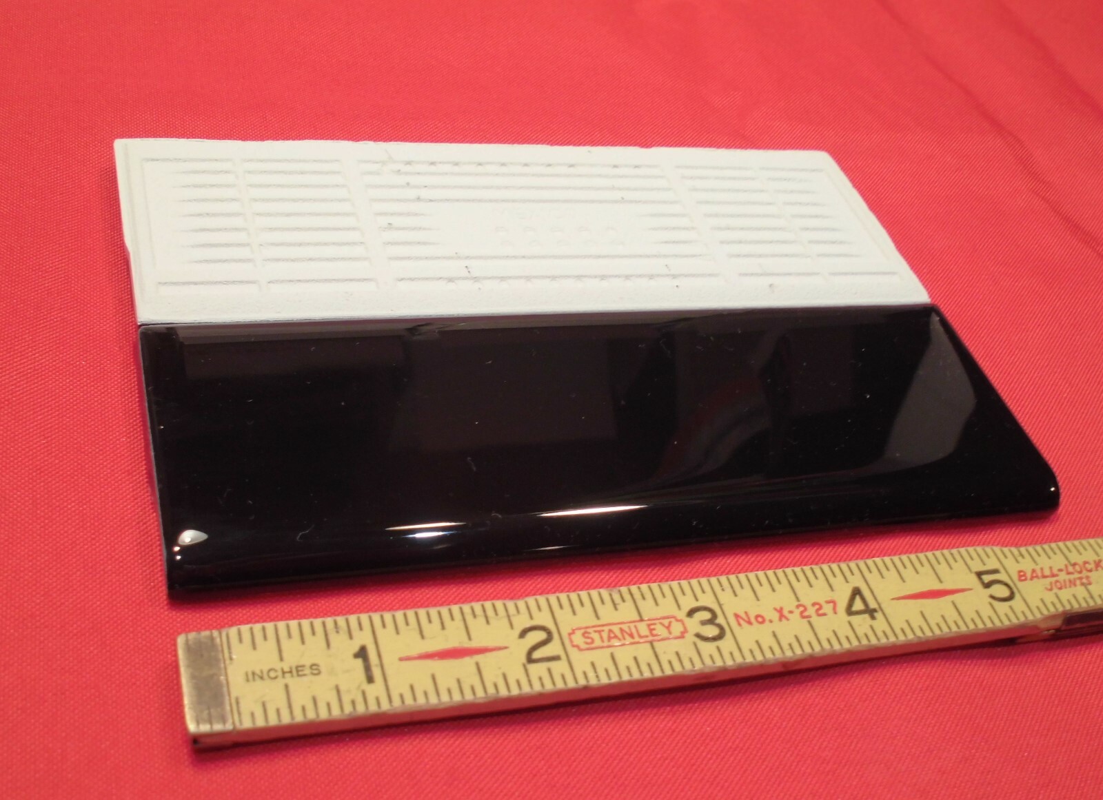 Black 2 x 6 in Ceramic Tile Bullnose Trim Edge 2×6 inch Subway by American Olean