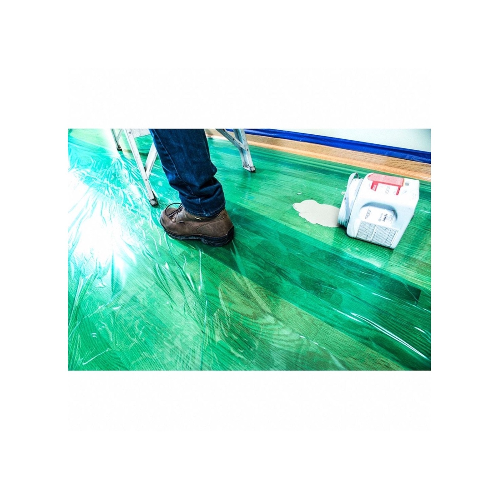 4 pack Surface Shields 24-in x 50-ft Adhesive Green Masking film 3 mil
