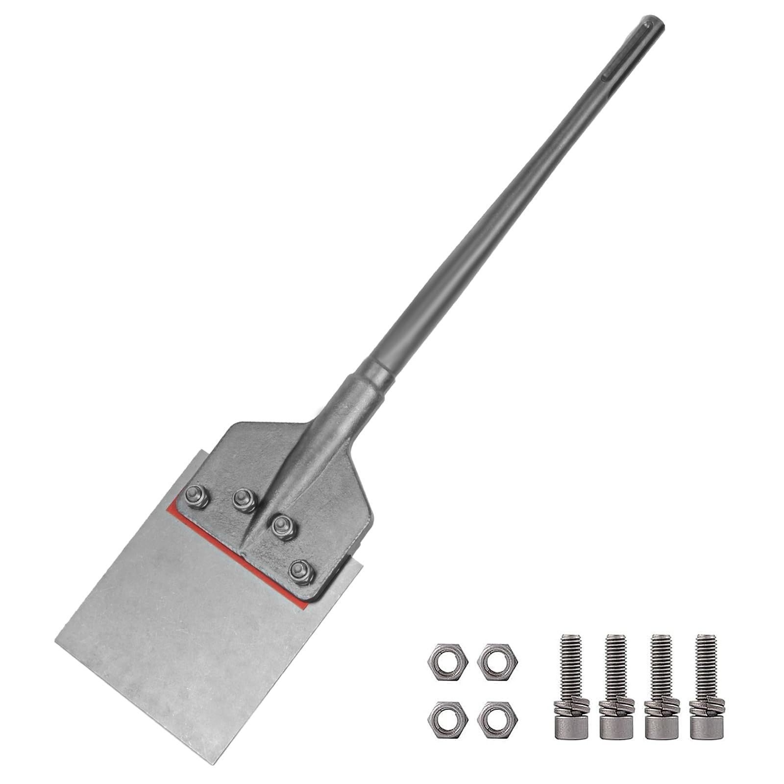 SDS-Max Shank 6 Inch Floor Scraper Chisel Bit – 6″ Wide Blade Scraper 25″ Lon…