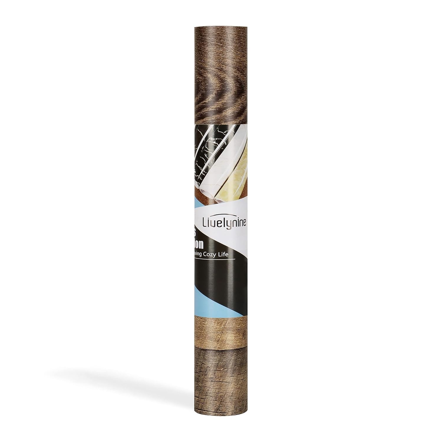 Reclaimed Wood Vinyl Flooring Roll Waterproof Vinyl Plank Flooring Peel and Stic