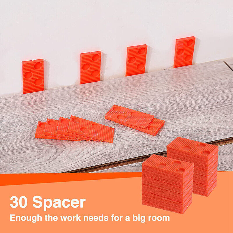 Professional Laminate Wood Flooring Installation Kit Kneepads 100/30 PCS Spacers