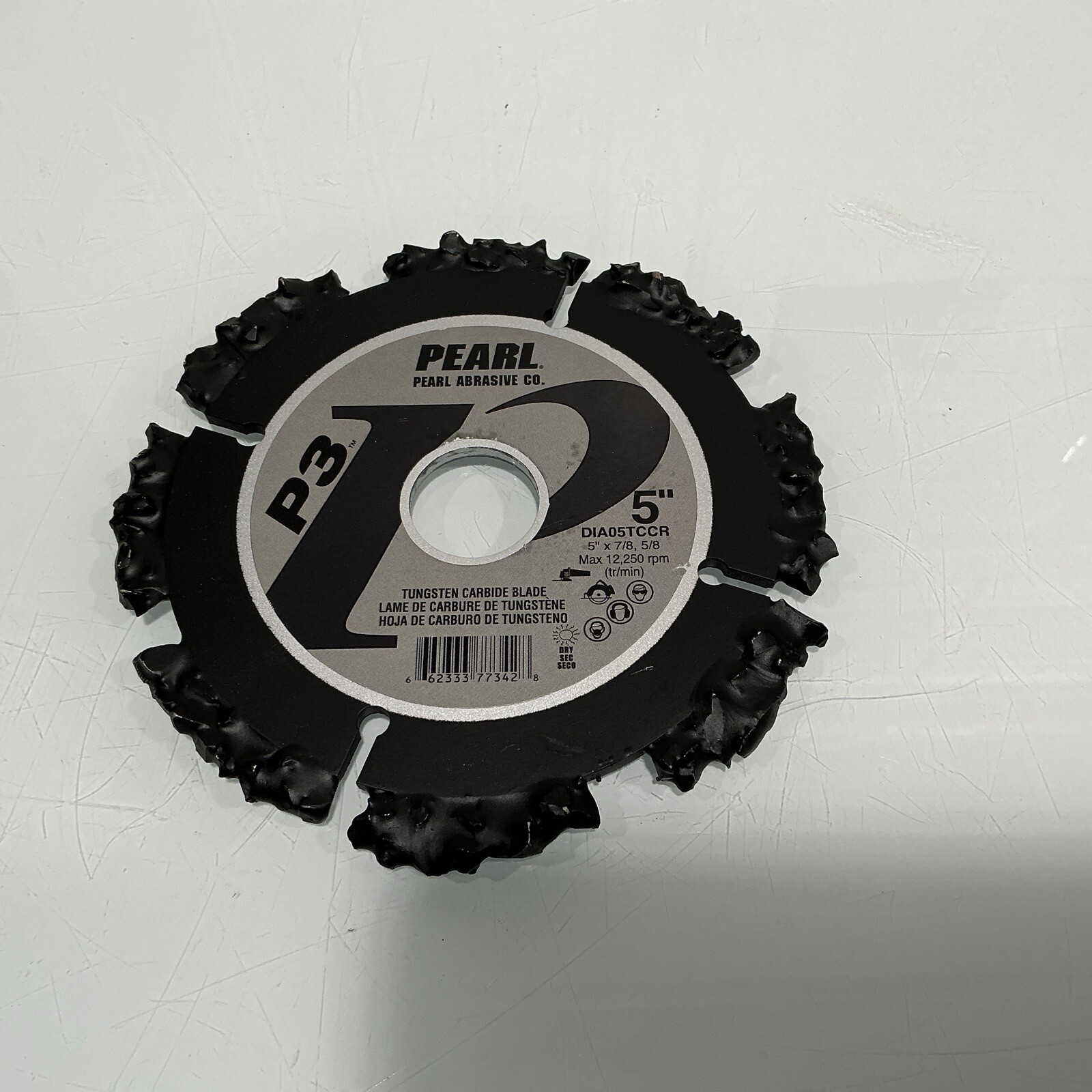Pearl Abrasive P3 Tungsten Carbide Blade 5″ DIA05TCCR (Qty 2) New-Open Box