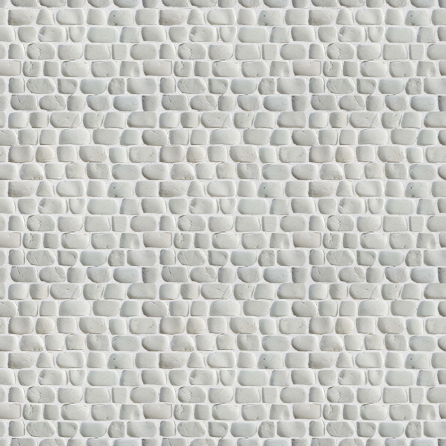 Strip White Natural Stone Mosaic Wall & Floor Tile ($12.71/SqFt)