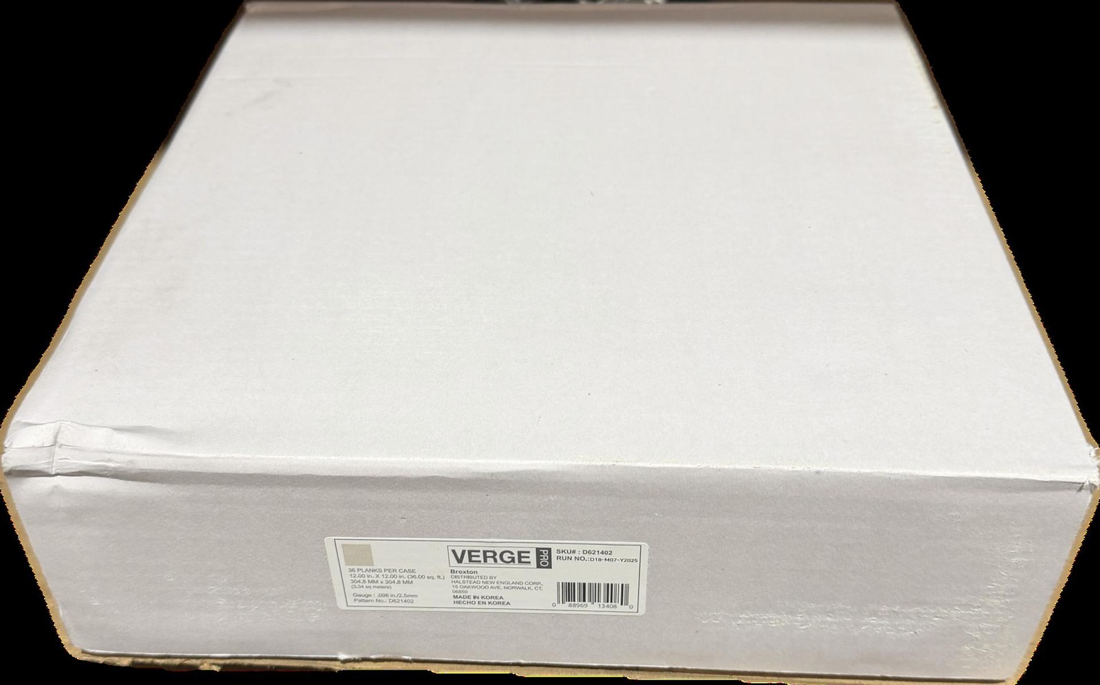 Case of 36 12″ x 12″ Planks Verge Pro Vinyl Tiles 36 sq. ft. Glue Down Broxton