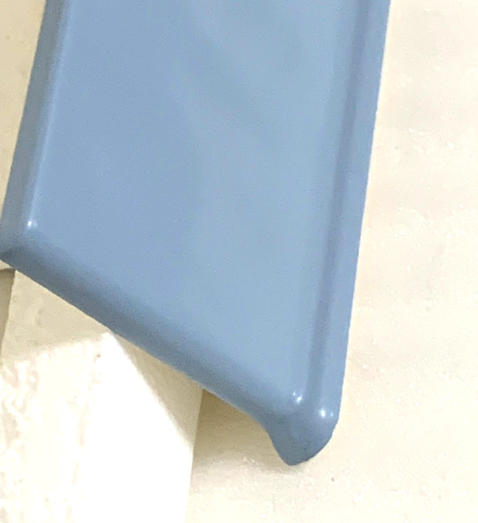 New Florida Vermont Blue#566 Potters Touch Left Finish Cove Base 4 ” x 6 “