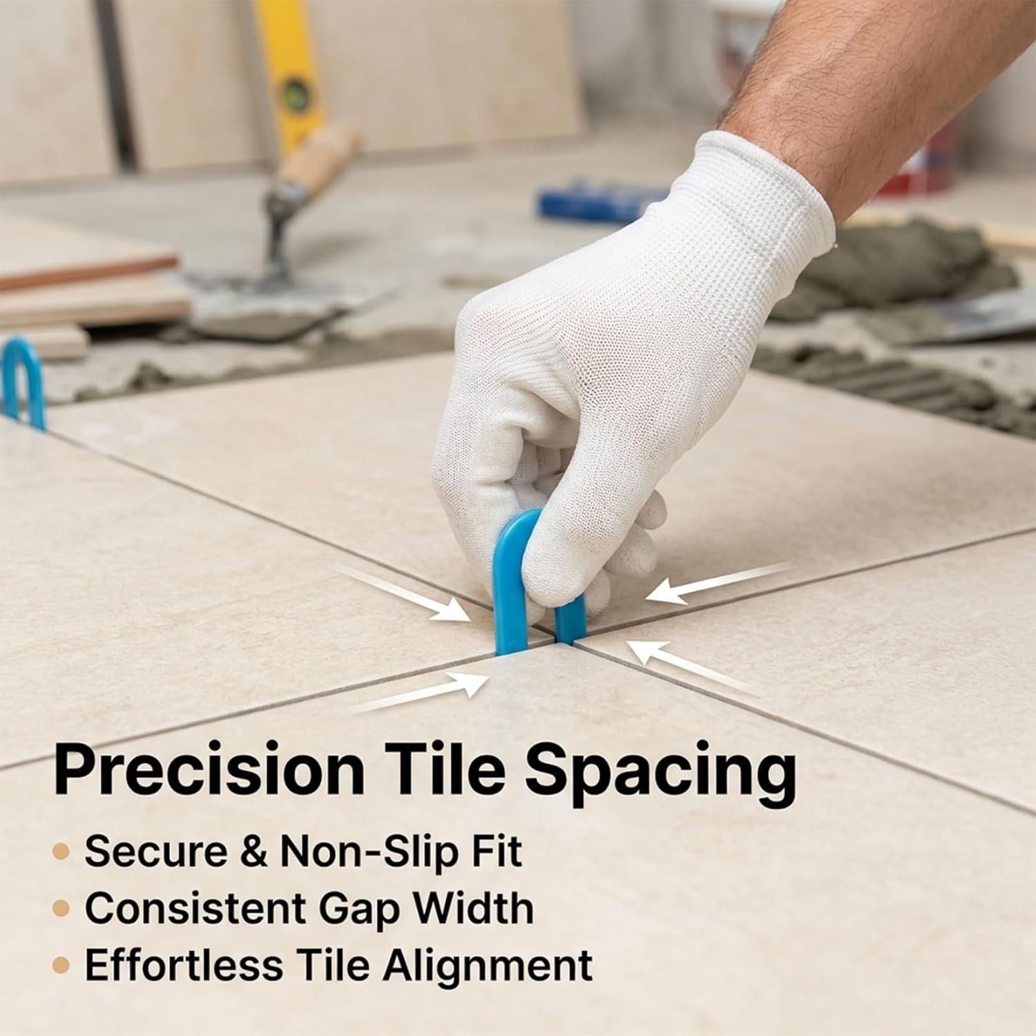 Durable PVC Horseshoe Tile Spacers – Perfect for Easy Installation (133PCS)