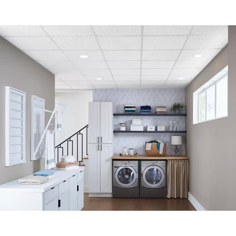 Textured 2 Ft. X 2 Ft. Lay-In Ceiling Tile (64 Sq. Ft. / Case)