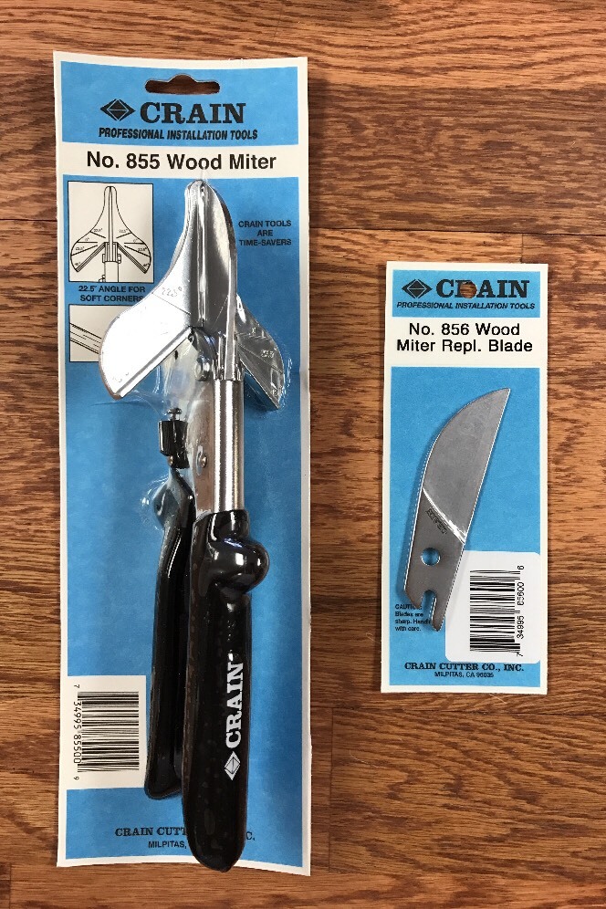 Crain 855 Cutter and Crain 856 Blade For Quarter Round and Shoe Mold