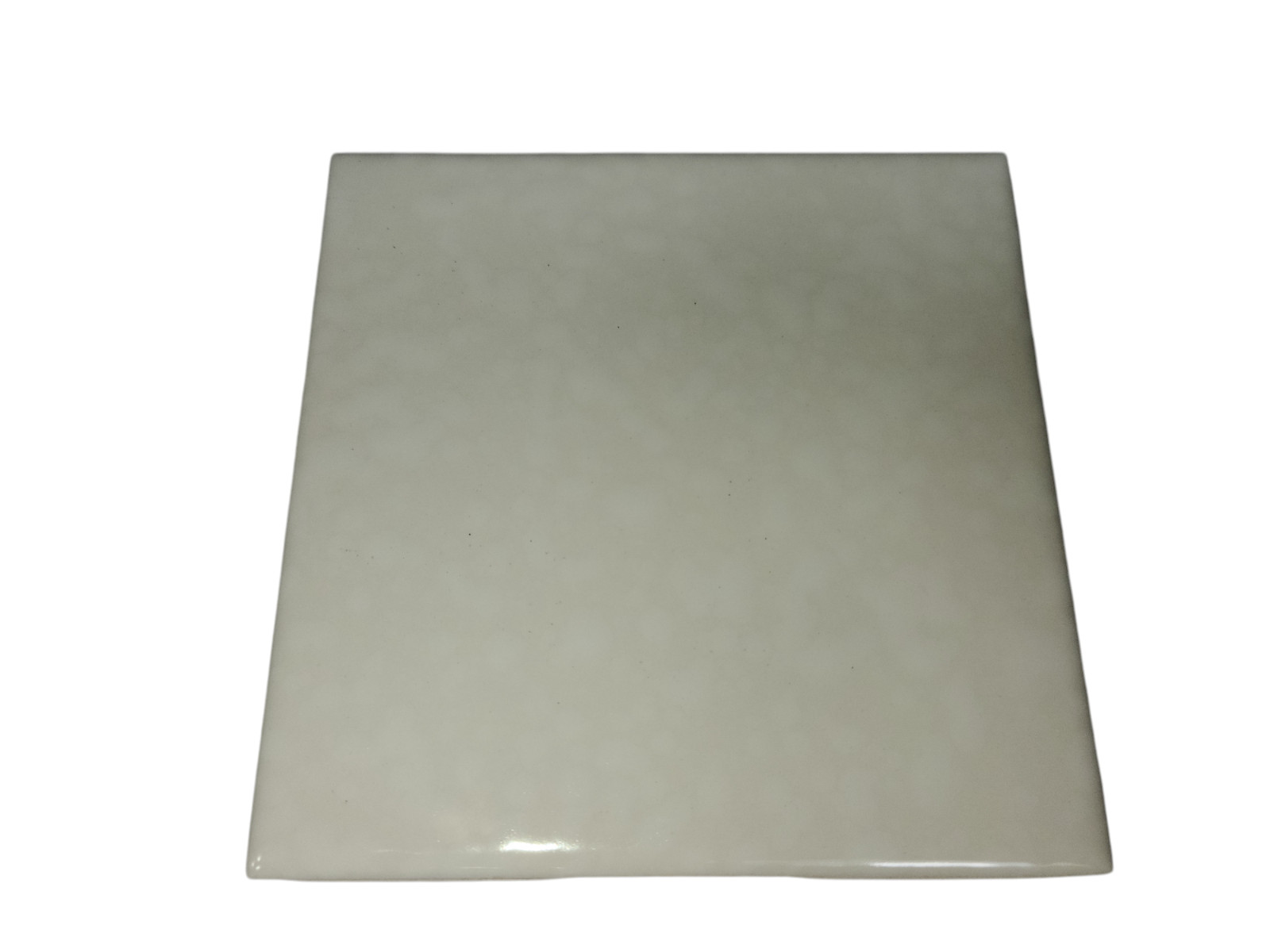 Snow White Ceramic Florida Tile 4 3/8 in FT Rippled Subway Square Potters Touch
