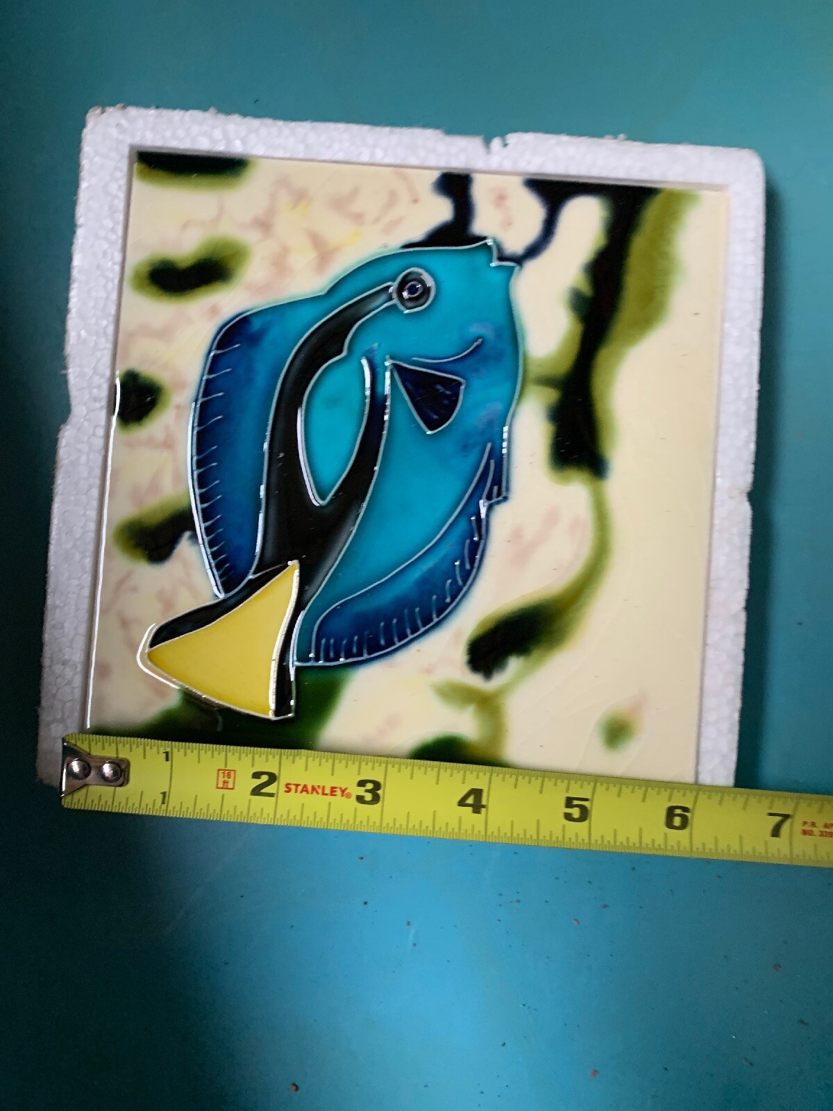 Tropical Fish Ceramic Tile Qty 16 of 6″ x 6″ Back Splash Decor